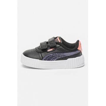 Pantofi sport Carina cu velcro 3.0 Blurry Dreams - Negru/Violet