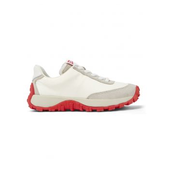 Pantofi sport Drift Trail 8505 cu insertii din piele intoarsa - Alb