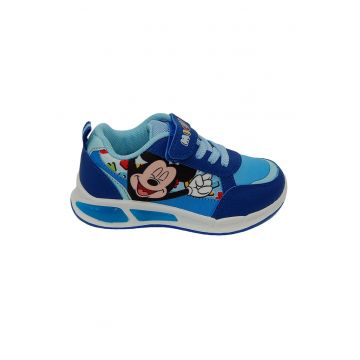Pantofi sport cu LED-uri Mickey Mouse