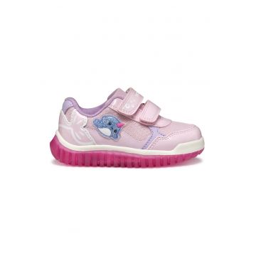 Pantofi sport cu LED-uri si velcro