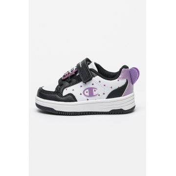 Pantofi sport cu logo Panda TD - Alb/Negru/Roz