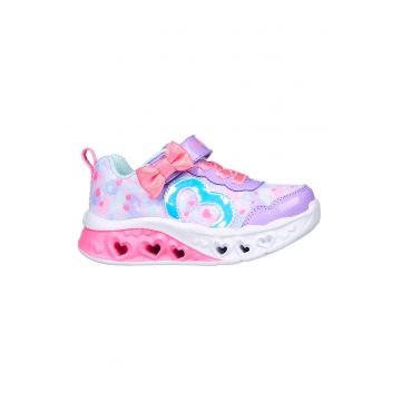 Pantofi sport cu lumini LED Flutter Heart Lights - Roz aprins/Lila/Albastru