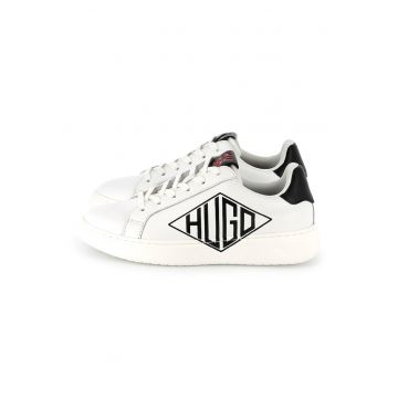 Pantofi sport din piele cu logo