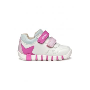 Pantofi sport din piele ecologica cu velcro