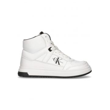 Pantofi sport  pentru Fete - high top lace-up sneaker - V3X9-81063-1355100 - Alb - Alb