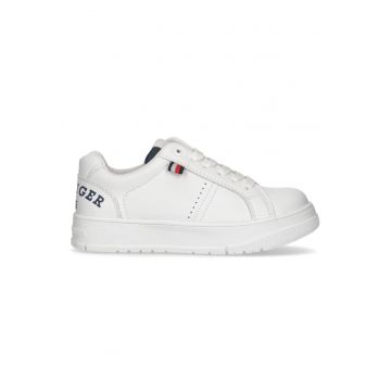 Pantofi sport  pentru Fete - logo low cut lace-up sneaker - T3X9-33360-1355X336 - Alb - Alb