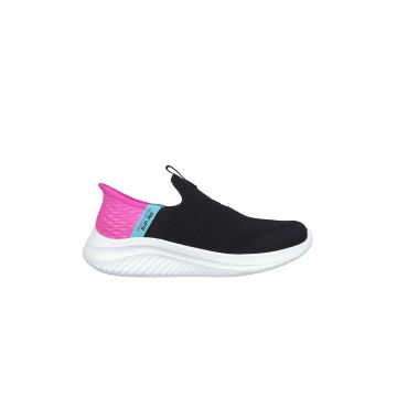 Pantofi sport slip-ins Ultra Flex 3.0 - Negru/Fucsia