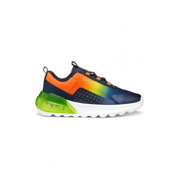 Pantofi sport slip-on cu LED-uri - Galben pal/Portocaliu mandarina/Alb optic