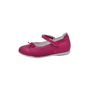 Balerini cu model si fundita -  flexibili - 607 - Fucsia