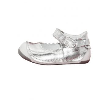 Balerini cu prindere scai -  din piele - 211A