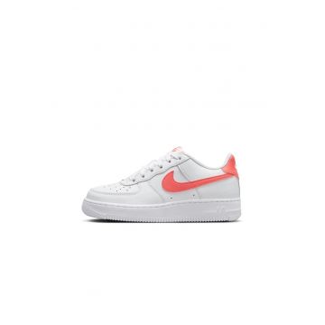 Pantofi sport -  Air Force 1 (Gs) - Piele naturala - Alb -
