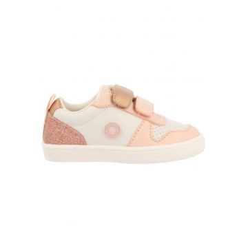 Pantofi sport cu benzi velcro - Roz