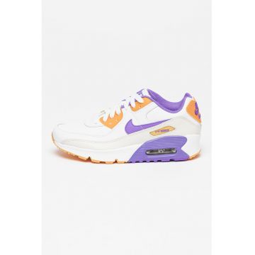 Pantofi sport cu garnituri de piele Air Max 90 - Alb/Ametist