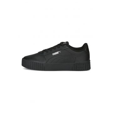 Pantofi sport cu insertii de piele Carina 2.0 - Negru