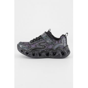 Pantofi sport cu lumini Heart Lights - Negru