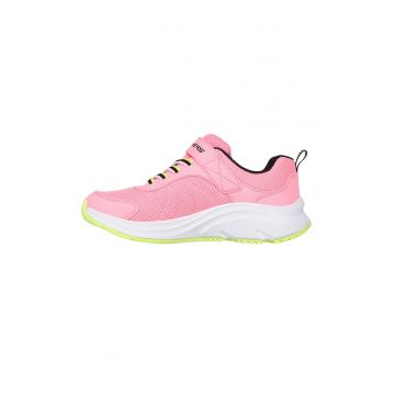 Pantofi sport cu velcro Elite Sport - Roz neon