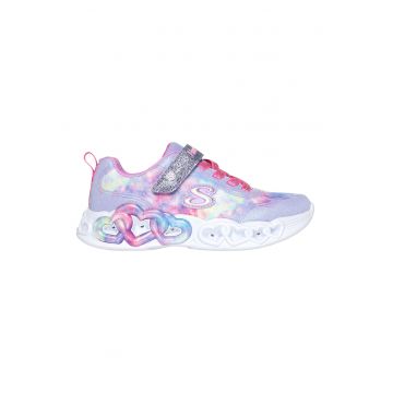 Pantofi sport cu velcro si LED-uri - Multicolor