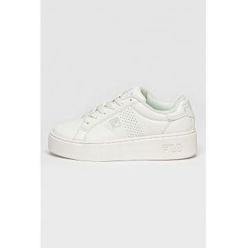 Pantofi sport de piele ecologica Crosscourt Altezza - Alb