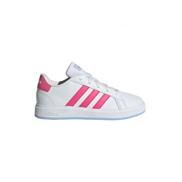 Pantofi sport din piele ecologica Grand Court 2.0 - Alb/Roz pastel