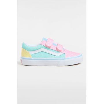 Pantofi sport stralucitori cu model colorblock