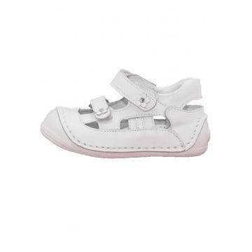 Pantofiori cu prindere scai -  balerini - 039 - Alb -