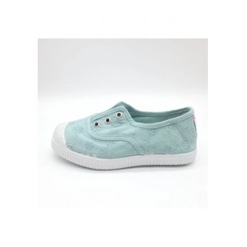 Tenisi Fara Siret Fete -  Model Texturat - Flexibili - 70998-50 - Albastru