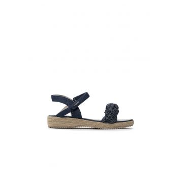 Espadrile copii -  34504 - Piele ecologica - Bleumarin