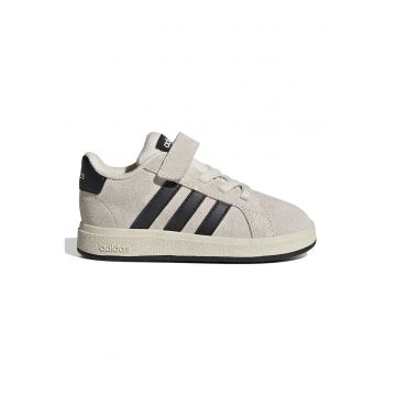 Pantofi sport Grand Court cu velcro - Negru/Maro nisip