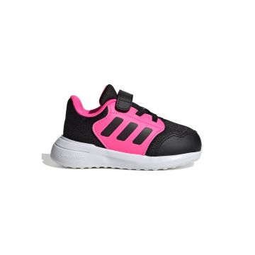 Pantofi sport Tensaur Run 3.0 cu velcro - Negru/Roz aprins
