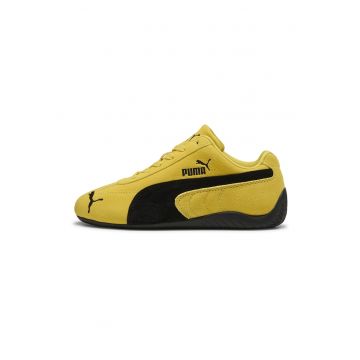 Pantofi Speedcat OG sport din piele intoarsa - Negru/Galben