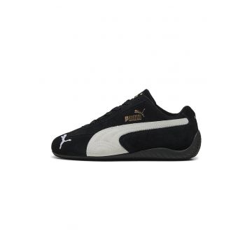 Pantofi Speedcat OG sport din piele intoarsa - Alb/Negru