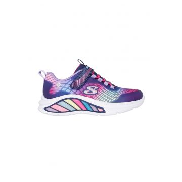Pantofi sport Rainbow Cruisers cu LED-uri - Multicolor/Bleumarin