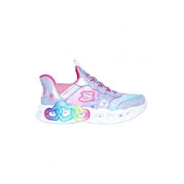Pantofi sport slip-in cu lumini LED - Multicolor