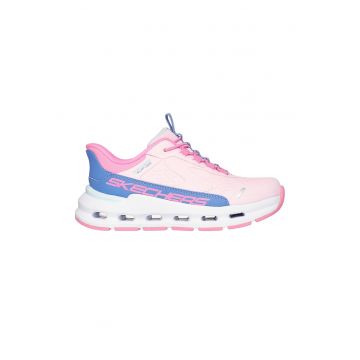 Pantofi sport slip-ins Glide-Step Vista Lane - Albastru pastel/Roz deschis