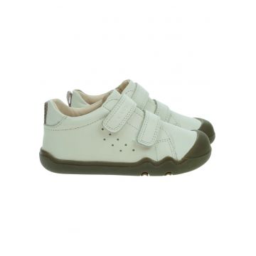 Pantofi copii  Piele ecologica - Alb 25EU
