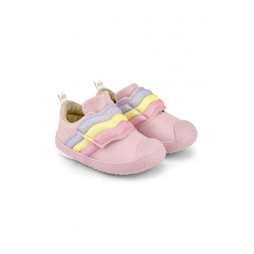Pantofi Fete  prewalker - roz - piele naturala - marime