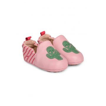 Pantofi fetite  Afeto New - roz - piele naturala - marime