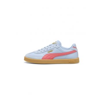 Pantofi sport Club II Era cu detalii din piele intoarsa - Albastru pastel/Roz somon