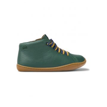 Pantofi sport mid-cut din piele Peu Cami 8497 - Verde masliniu inchis