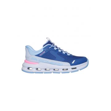 Pantofi sport slip-ins Glide-Step Vista Lane - Albastru pastel/Roz pastel/Albastru royal