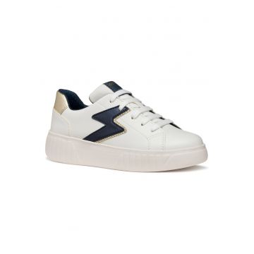 Tenisi  multicolor din piele ecologică pentru fete