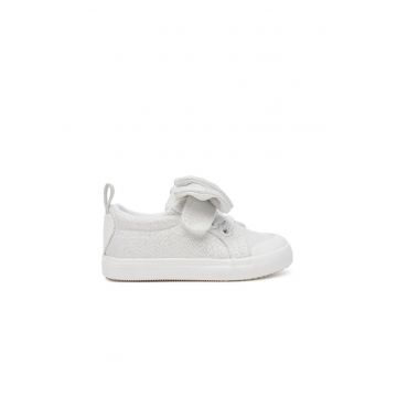 Adidasi fete  41622 - Textil - Alb