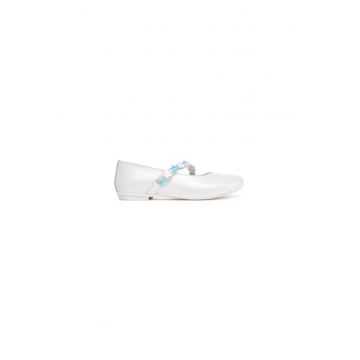 Balerini fete  7927611 - Piele naturala - Alb