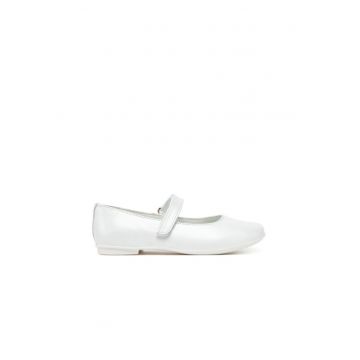Balerini fete  7927800 - Piele naturala - Alb - Alb