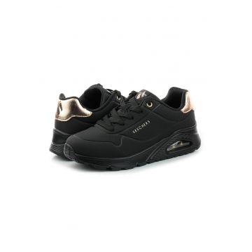 Pantofi sport cu segment perforat Uno Gen1 - Shimmer Away - Auriu/Negru