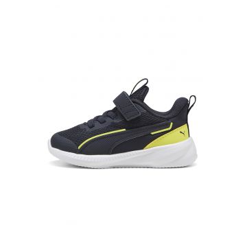 Pantofi sport Flyer 3 de plasa cu banda velcro - Albastru ultramarin/Verde lime