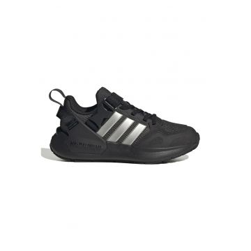 Pantofi sport low-cut cu velcro Mandalorian - Negru/Argintiu