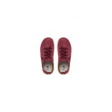 Tenisi copii -  rosu - piele naturala - pentru fete