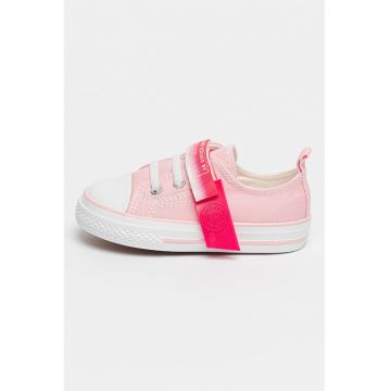 Tenisi cu velcro si logo