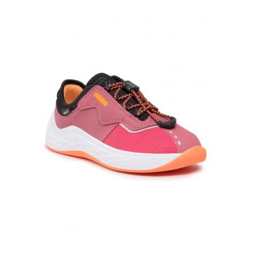 Tenisi pentru fete -  material textil - roz -